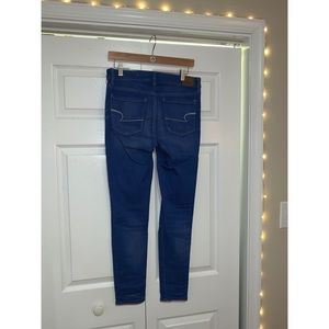 Blue hi rise Jegging
